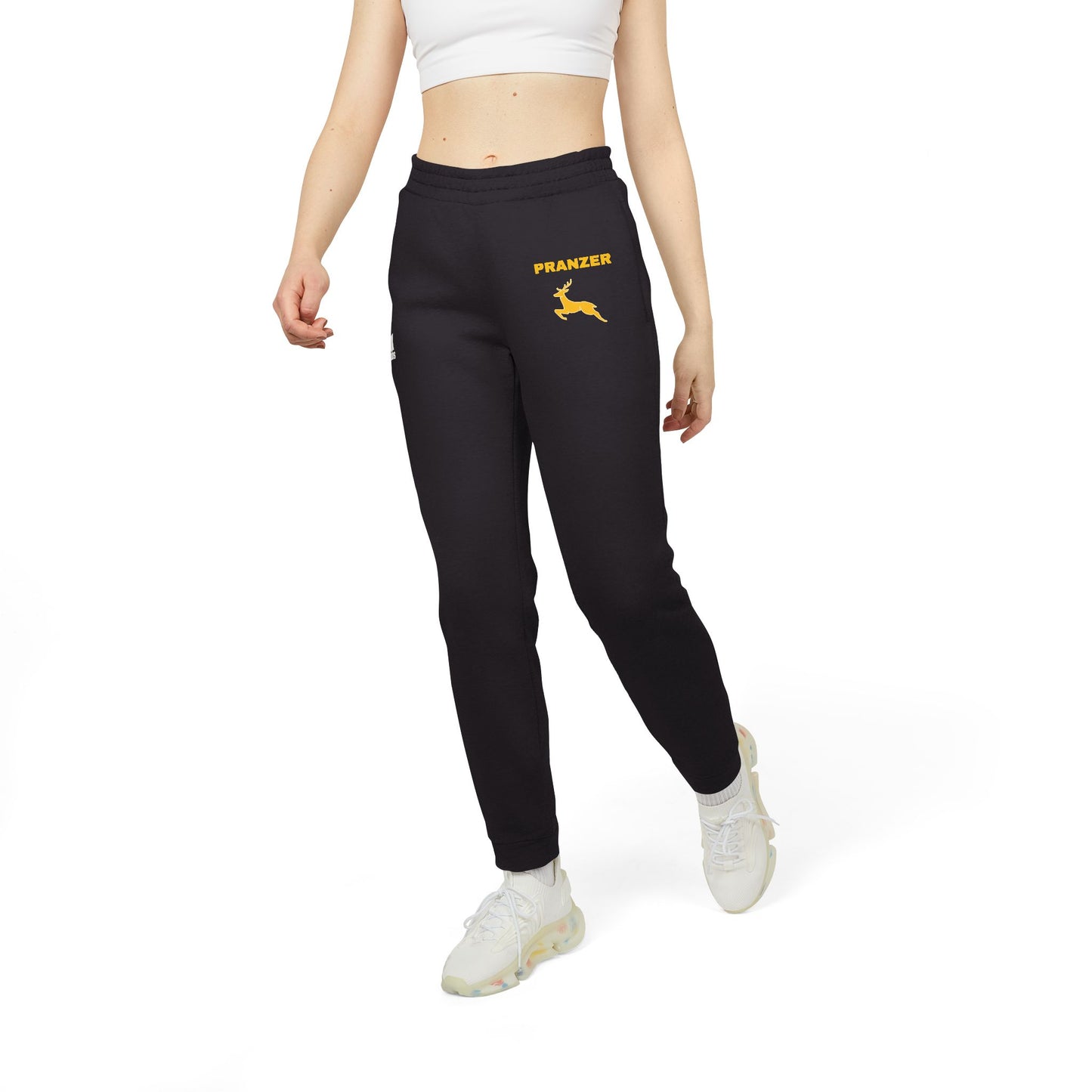 Cozy Fleece Joggers with Panzer Design - Unisex Athletic Pants