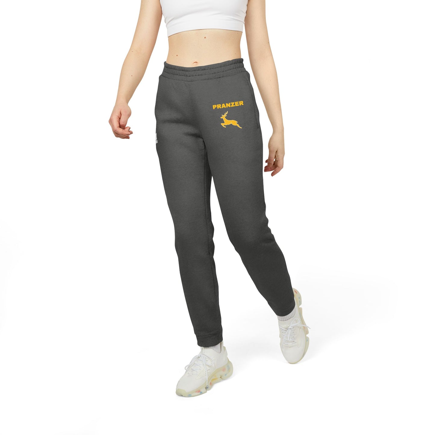 Cozy Fleece Joggers with Panzer Design - Unisex Athletic Pants