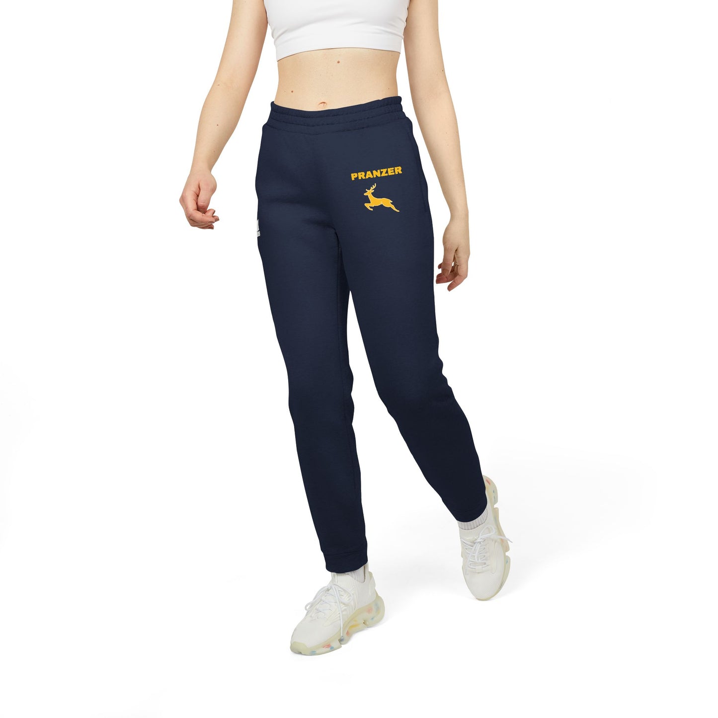 Cozy Fleece Joggers with Panzer Design - Unisex Athletic Pants